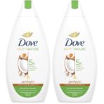 Dove Nemlendirici Duş Jeli Hindistan Cevizi Yağı ve Badem Özü 450 ml (2 paketi)