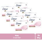 Dove Pink Beauty Cream Bar 8 Adet 90 G Kokusuz Nemlendirici Etkili Sabun Seti