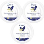 Dove Rich Nourishment Cream 3x250 ml Besleyici El ve Vücut Kremi