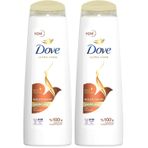 Dove Ultra Care 2x400 ml Besleyici Bakım Kuru Saçlar için Saç Bakım Şampuanı