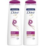 Dove Ultra Care Uzun Saç Terapisi Uzun Yıpranmış Saçlar için 2x400 ml Saç Bakım Şampuanı