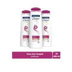 Dove Uzun Saç Terapisi Yıpranmış Saçlar İçin 3x400 ml Saç Bakım Şampuanı