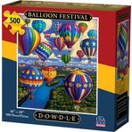 D·O·W·D·L·E Jigsaw Puzzle – Hot Air Balloon festival 500 PC by Dowdle Folk Art