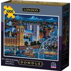 D·O·W·D·L·E Jigsaw Puzzle – London 1000 PC by Dowdle Folk Art by Dowdle Folk Art