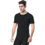 Dowry Erkek Termal Kısa Kol Üst Içlik Siyah Outdoor T-1300 - XL