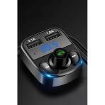 Doxal Car X8 Araç Fm Transmitter 5.0 Bluetooth Usb Mp3 Sd Kart Çakmaklık Girişli Oto Müzik Çalar