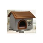 doyapet yeni sezon özel tasarımlı kedi ve köpek yatağı evi kulübesi 45*45 cm