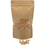 Doypack Kraft Pencereli Kilitli Poşet 100 Adet - 16X27