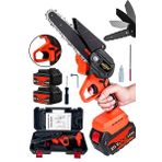 Dozzer 20 V 2 Ah 15 cm Pala Bakır Sargılı Tam Profesyonel Akülü Dal Kesme Budama Testere Bıçkı Makinesi