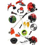 Dozzer Alman 14 Hp Tam Profesyonel Yan Tipi Benzinli Tirpan Ot Cali Cim Bicme Makinesi + Canavar Baslik