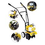 DOZZER Alman Professional 2.4hp Çelik Şanzuman Bakır Sargılı Benzinli Mini Dip Kenar Çapalama Makinesi