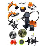 DOZZER Alman Suv Seti 2.4hp Benzinli Sırt Tipi Ot Çim Biçme Tırpan Makinesi Canavar Akrobat Çapa & Misine