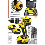 Dozzer G-XPro Seri XR 30 Parça 14.4 V 2 Ah Darbeli Titanium Sargılı Lion Akülü Turbo Şarjlı Vidalama Matkap