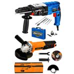 Dozzer Germany 2,30Mm 9200 Watt Cift Cekic Kirici Delici Hilti + 115-125 Mm 500 Watt Avuc Ici Taslama