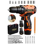 Dozzer Milwake Seri 258 V 12 Ah 27 Parça Motor Koruma Çelik Şanzuman 2 Akülü Vidalama Şarjlı Matkap