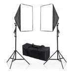 DP 50 x 70 cm Softbox 2'li Taşıma Çantalı Sürekli Işık Seti