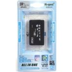 DP Çoklu Kart Okuyucu Compact Flash Sd Micro Sd mm Stick Xd USB 2.0 - Siyah - Beyaz