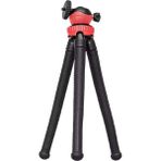DP Esnek Ahtapot Tripod: Flexıble Masa Üstü Stand, Fotoğraf Makinesi ve Aksiyon Kamera Tutucu - Siyah