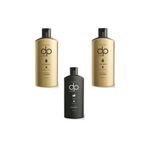 DP Tuzsuz Şampuan Seti, 2x250 ml Çam Terebentin + 250 ml Mentol Ferahlatıcı