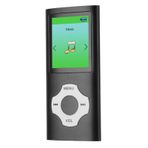 Dpofirs Öğrenciler Için 1,8 İnç LCD Ekranlı Cep MP3 Çalar, Taşınabilir Müzik Çalar Desteği FM Radyo Kaydı, Hafıza Kartıyla Çalışma (dahil değildir), 64 GB'a Kadar (Siyah)