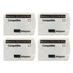 Dpofirs PS Vita 1000 2000 PS TV için hafıza kartı adaptörü, PS Vita 1000 2000 PS TV için PSV Micro bellek kartı adaptörü için 4 adet