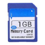 Dpofirs SD hafıza kartı, adaptörlü, 1G, 2G, 8G, 16G, 32G, 64G, taşınabilir yüksek hızlı hafıza kartı, okuma ve yazma için, MP3-MP4 kamera, SLR oyun otomatı hoparlörleri için kullanılabilir, beyaz, mavi (1G)