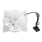Dpofirs Soğutucu Oyun Dizüstü Bilgisayarı Renkli Soğutucu, Bilgisayar Fanı, 120 mm Fan Kanatları, Havalı LED Lambalar, 4 Çeşit, 4,7 X 4,7 X 1 inç, Hidrolik Rulman (#4)