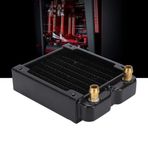 Dpofirs TSRP-B80 Su Soğutma Radyatörü, CPU Su Soğutma Sistemi Için Bakır Sıvı Soğuk Sıra, Dahili Su ayırıcı, U Şekilli Su Yolu, Siyah