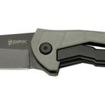 DpxGear Sugga 915B GRN Siyah Kamp / Outdoor Çakı 17,5cm - Yarı Otomatik, Kemerlikli, Kutulu