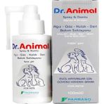 Dr. Animaı 100 ml Yara ve Deri Bakım Solüsyonu - Kedi, Köpek ve Kuş Için Alkolsüz, Yalanabilir Cep Boy Antiseptik