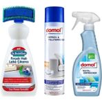 Dr. Beckman Fırçalı Halı Leke Çıkarıcı 650 Ml+ Domol Halı Temizleyici 600 ml + Ferahlatıcı Tekstil Spreyi 500 ml