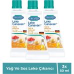 Dr. Beckmann Yağ ve Sos Lekeleri Için Leke Çıkarıcı Set 3’lü 50 ml