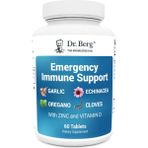 Dr. Berg Emergency Immune Support Echinacea - Potent Blend Of Herbal Extracts 2,000 Iu Vitamin D 10MG Of Zinc - 60 Tablets. - Aromasız