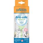 Dr Brown's 150 ml Geniş Ağız Antikolik Biberon Renkli Plastik Malzeme İle Yenidoğan İçin - 100 ml