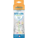 Dr Brown's 270 ml Geniş Ağız PP Antikolik Biberon Renkli Plastik Malzeme ile Yenidoğan İçin - 100 ml