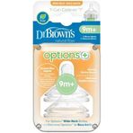 Dr Browns 9+ Ay Y Kesim 2'li Options Geniş Ağız Silikon Biberon Emziği