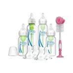 Dr. Brown's Dar Ağız Options Biberon Fırçası Avantajlı Set ile Kolay Temizlik - 250 ml - Pembe