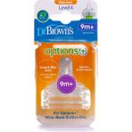 Dr. Browns DB 4201 Geniş Ağız Options+ 9 Ay+ Biberon Emziği