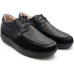Dr.Comfort 10604 Ortopedik&Therapeutic Rocker Bottom Erkek Deri Ayk. Siyah