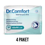 Dr.Comfort 60x90 cm 4 Paket 120 Adet Yatak Koruyucu Alez Örtü