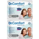 Dr.Comfort Bel Bantlı Tekstil Yüzeyli XL Ekstra Büyük 60 Adet Yetişkin Hasta Bezi