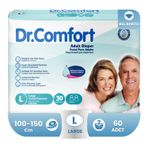 Dr.Comfort Belbantlı Large 60 Adet Hasta Bezi