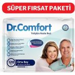 Dr. Comfort M Bel Bantlı 120 Adet Hasta Bezi