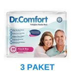 Dr.Comfort S 3x30'lu Belbantlı Yetişkin Hasta Bezi