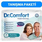 Dr.Comfort Yetişkin Bel Bağlamalı Large 7 Adet Hasta Bezi