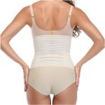 Dr. Cornell 4 Şerit Balenli Hava Akımlı 3 Kademeli Çelik Agraflı Doğum Sonrası Lohusa Korse - L - XL - Bej