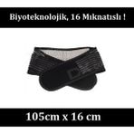 Dr. Cornell Biyoteknolojik Bel Kemeri 16 Mıknatıslı Manyetik Neoteks Bel Korsesi - 2 Yaş - Siyah