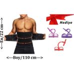 Dr. Cornell Body Trimmer Hediyeli (1 Adet) Termal Sauna Kemer Bel Korsesi Sporcu Kemeri Zayıflama Kemeri - Pembe