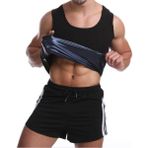 Dr. Cornell Erkek Sweat Sweet Sauna Pro Termal Sauna Atlet Sauna Etkili Terleme Atleti Ince Kumaş - 2XL - Siyah