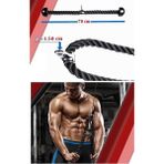 Dr. Cornell Siyah Profesyonel Triceps Çekiş Halatı APARATI64823326842